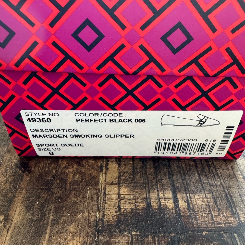 Tory Burch Marsden Flats in Perfect Black. - Picture 4 of 5